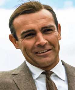 Sean Connery James Bond Character paint by number