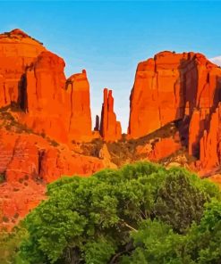 Sedona Arizona paint by numbers