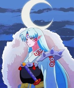 Sesshomaru paint by numbers