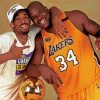 Shaquille O Neal And Kobe Bryant paint by numbers