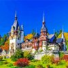 Sinaia Pales Castle paint by numbers