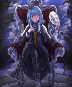 Slime Rimuru Anime Girl paint by number