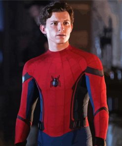 Spiderman Tom Holland paint by number