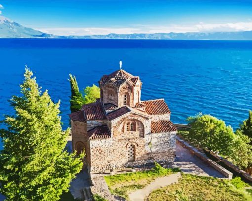 St John Church Ohrid paint by number