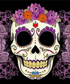 Sugar Skull paint by numbers