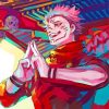 Sukuna Jujutsu Kaisen Illustration paint by number