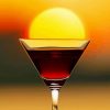 Sunset Glass Cup paint by number