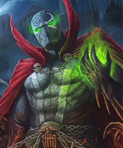 Supervillain Spawn paint by number