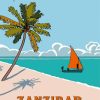 Tanzania Zanzibar Poster paint by number