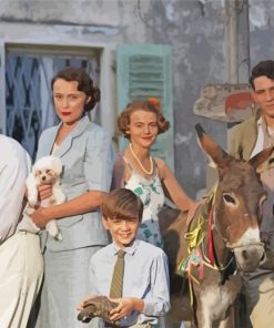 The Comedy Drama The Durrells paint by numbers