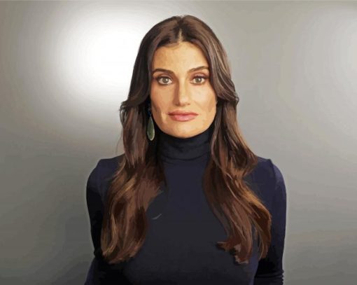 The Actress Idina Menzel paint by number