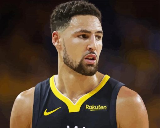 The Basketball Player Klay Thompson paint by numbers