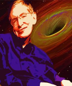 The Legend Stephen Hawking paint by numbers