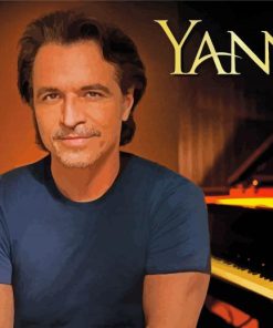 The Musician Yanni paint by number