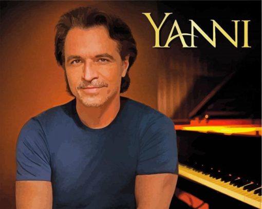 The Musician Yanni paint by number