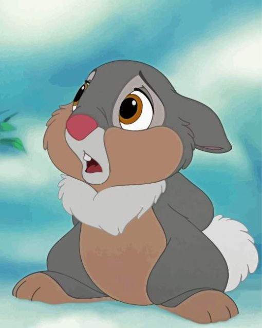 Thumper Disney Rabbit paint by number