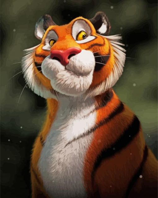 Tiger Animation paint by number