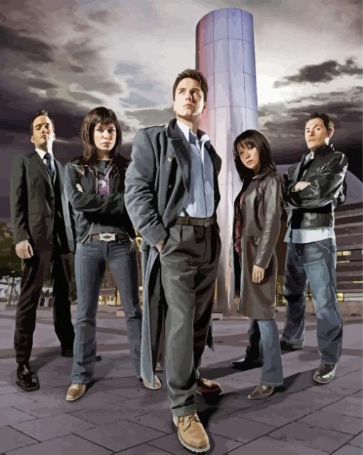 Torchwood Serie paint by numbers