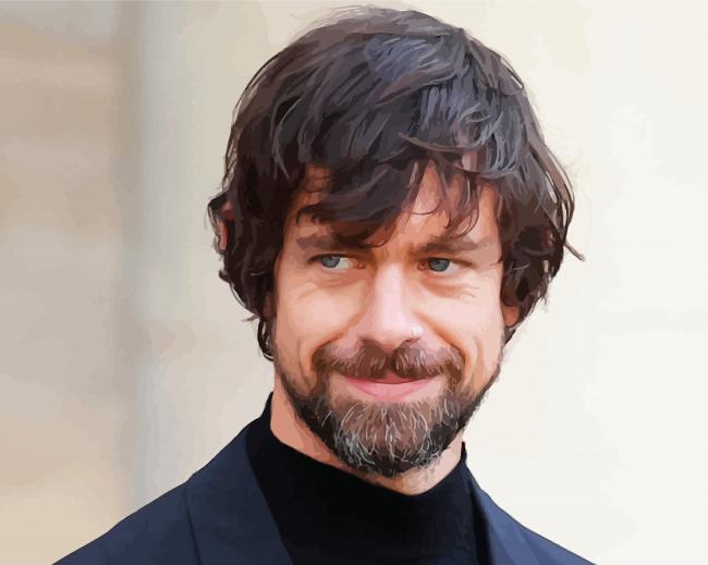 Twitter Ceo Jack Patrick Dorsey paint by number
