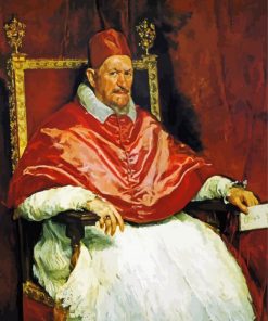 Velazquez Portrait Of Pop Innocent paint by number