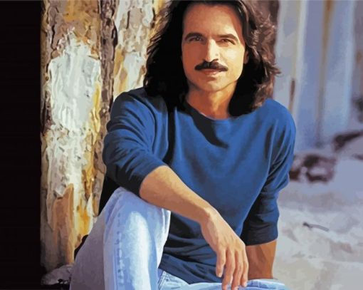 Vintage Yanni paint by number