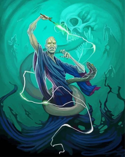 Voldemort The Vilain paint by numbers