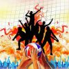 Volleyball Illustration Art paint by numbers