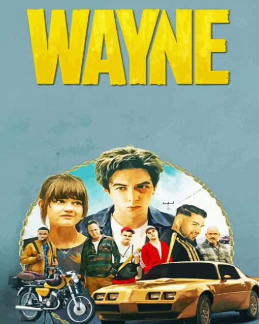 Wayne Serie Poster paint by numbers