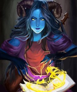 Wizard Lady paint by number