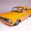 Yellow Ford Ranchero Car paint by number