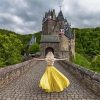 Young Lady In Eltz Castle paint by number