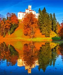 Zagreb Nature Reflection paint by number