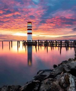 Austria Podersdorf Lighthouse paint by numbers