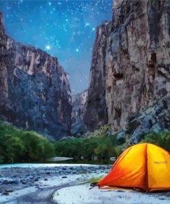 Big Bend National Park paint by number