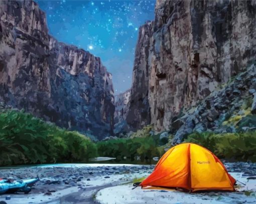 Big Bend National Park paint by number