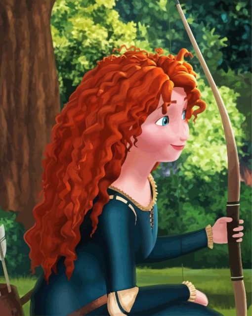 Brave Merida paint by number