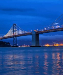 California Oakland Bay Bridge paint by number