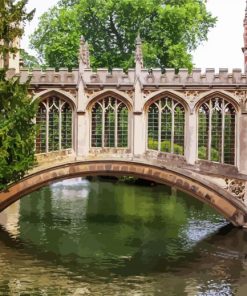 Cambridgeshire Bridge Of Sighs paint by number