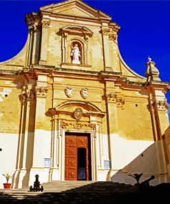 Cathedral Of The Assumption Gozo paint by number