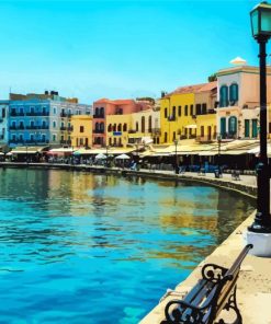 Chania Crete paint by number