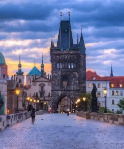 Charles Bridge Praha Paint by number