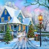 Christmas At Home paint by numbers