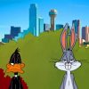 Daffy Duck And Bugs Bunny paint by number