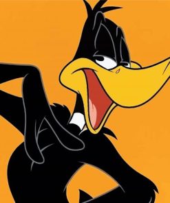 Daffy Duck Looney Tunes Character paint by number