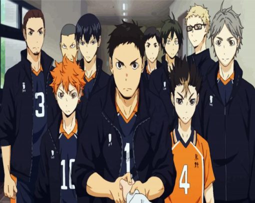 Daichi Sawamura And The Team paint by numbers