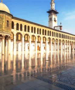 Damascus The Umayyad Mosque paint by number