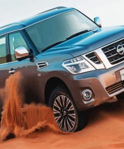 Desert Nissan Patrol paint by number