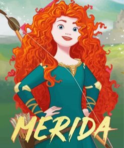 Disney Princess Merida paint by number