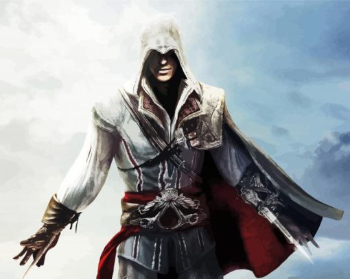 Ezio Assassin paint by number