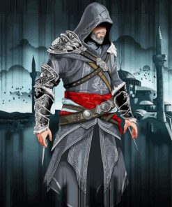 Ezio Assassins Creed Video Game paint by number